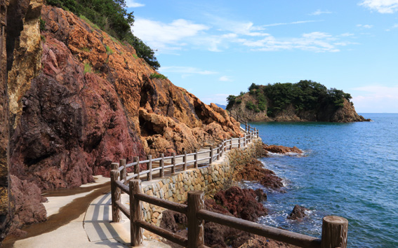 仙酔島 （龍神橋・五色岩）